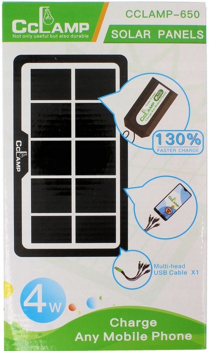 PANEL SOLARNY BATERIA SŁONECZNA 3,8W 6V SOLAR