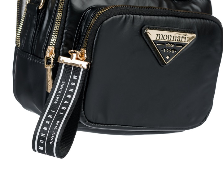 MONNARI Torebka na ramię LISTONOSZKA Pojemna DWUKOMOROWA do pracy PREMIUM