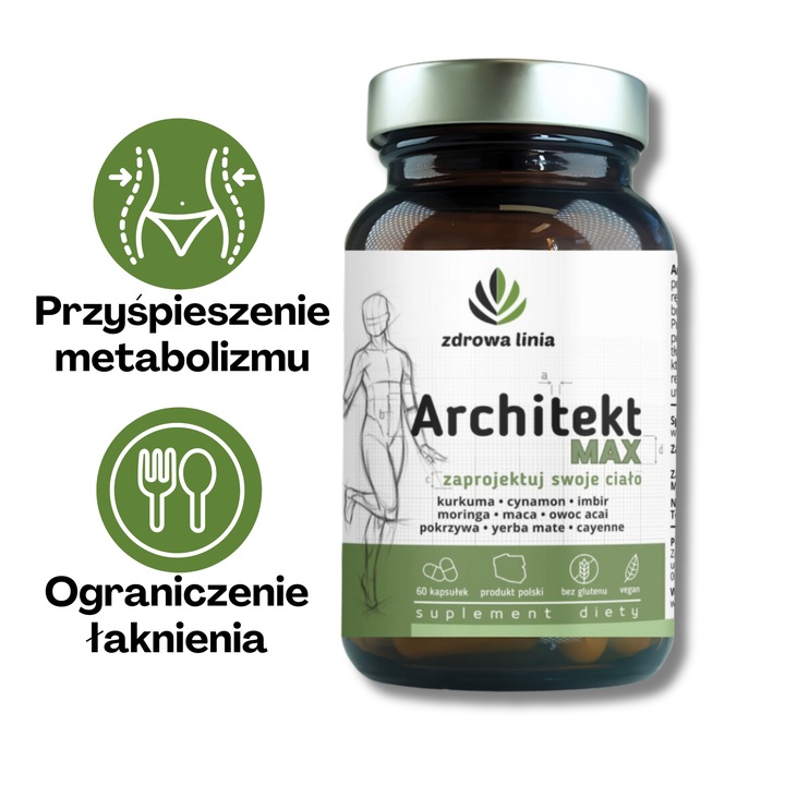 Architekt Max odchudzanie FAT BURNER Spalacz tłuszczu Metabolizm