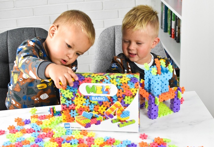Klocki Meli Konstrukcyjne Basic 600 sztuk +PREZENT