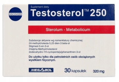 Mocny Preparat Testosterol + Meta Masa Siła libido Testosteron sterole