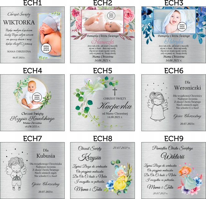 Srebrny medalik Matka Częstochowska pr. 925 Grawer