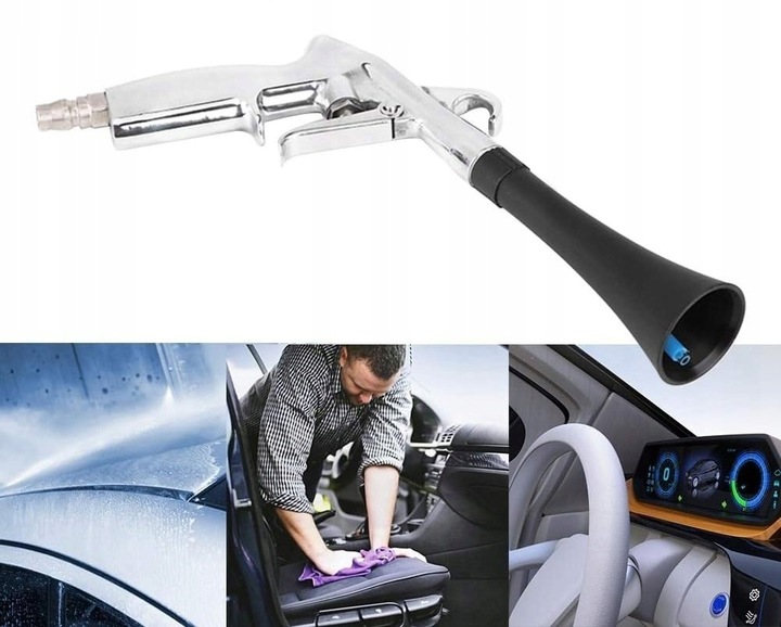 PISTOLET DO CZYSZCZENIA OSUSZANIA PRANIA TAPICERKI NA SUCHO EFEKT TORNADA