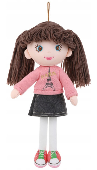 Smily Play Julka LALKA szmacianka z dźwiękiem duża miękka PARIS 18m+