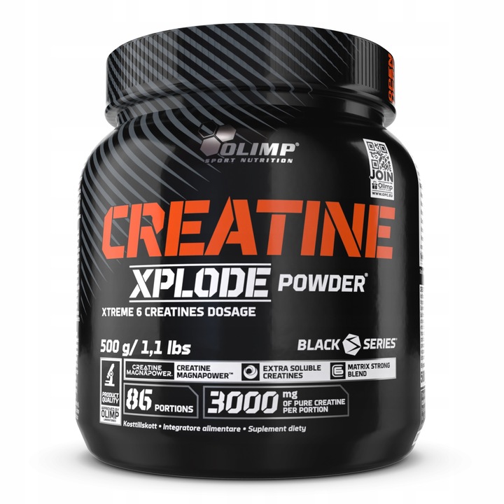 OLIMP CREATINE XPLODE 500g KREATYNA MIX TAURYNA STACK 6 FORM KREATYNY