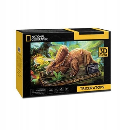 Puzzle 3D National Geographic Triceratops - Cubic Fun