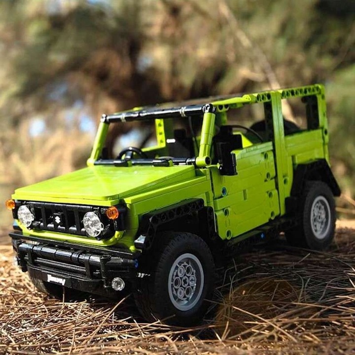 KLOCKI CADA SUZUKI JIMNY RC AUTO ZDALNIE STEROWANE 579EL DUAL MODE + LED