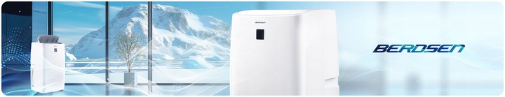 Klimatyzator przenośny z funkcją grzania 4kW OSUSZACZ 34l/24h WiFi BD-581