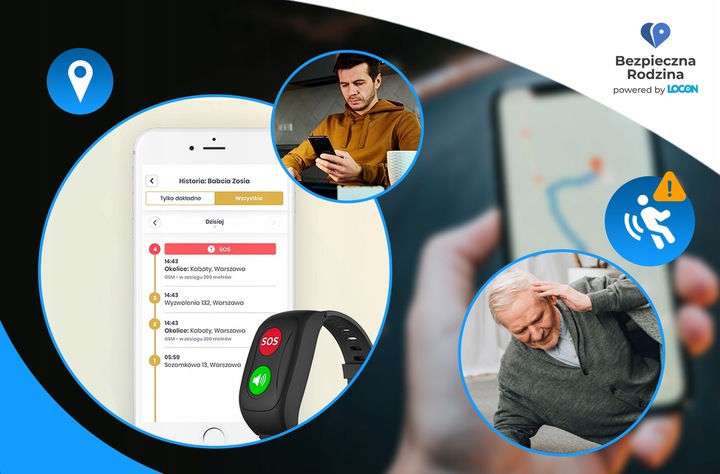 OPASKA DLA SENIORA POLSKA APLIKACJA SOS GSM SIM