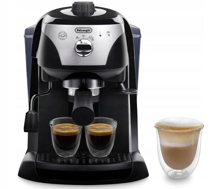 Kolbowy ekspres ciśnieniowy De'Longhi EC 201CD.B 1100 W czarny
