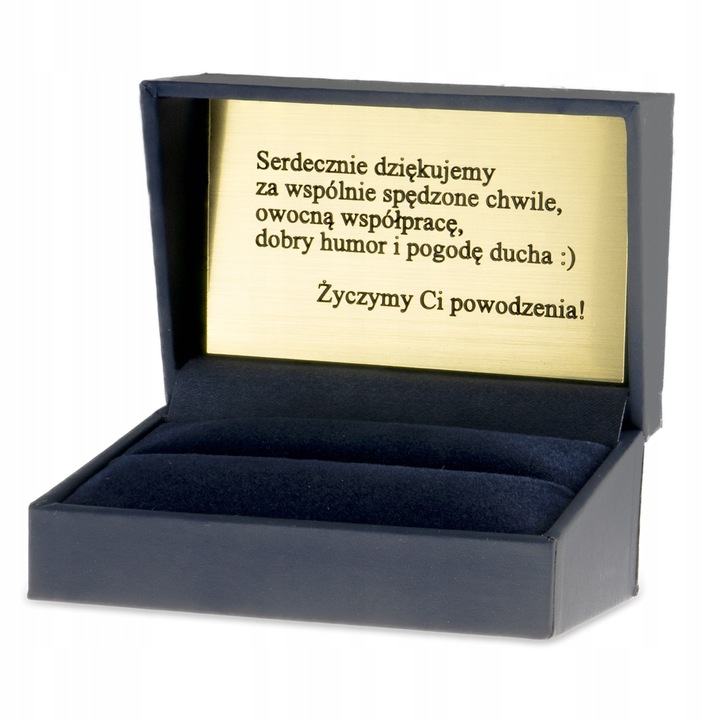 SPINKI DO MANKIETÓW Z INICJAŁAMI / PERSONALIZOWANE