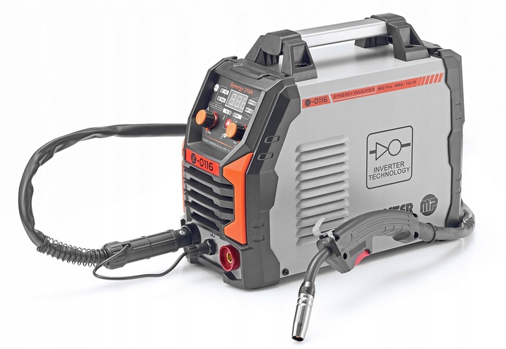 Spawarka INWERTEROWA INWERTOROWA MIG FLUX MMA TIG migomat 210A SYNERGIA 210