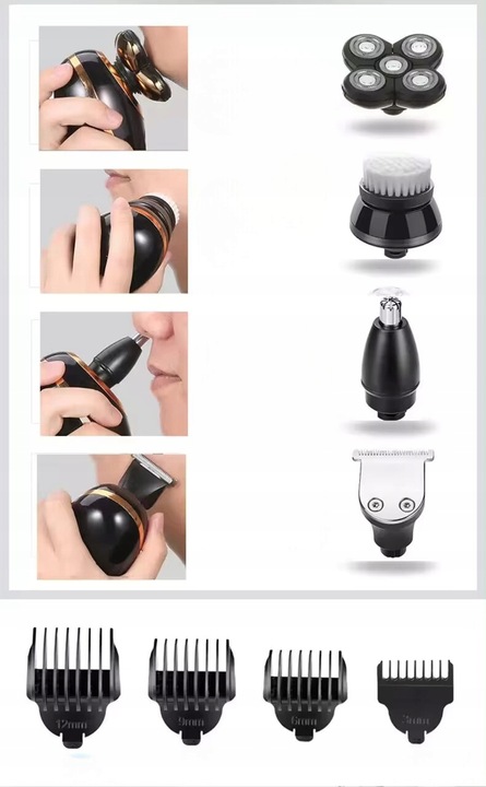 MASZYNKA DO GOLENIA GOLARKA TRYMER DO BRODY WŁOSÓW STRZYŻENIA ZAROSTU MĘSKA