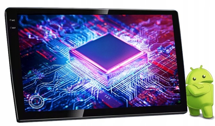 RADIO 10 CALI GPS 2 DIN BLUETOOTH ANDROID AUTO CARPLAY WIFI USB 4/62GB QLED