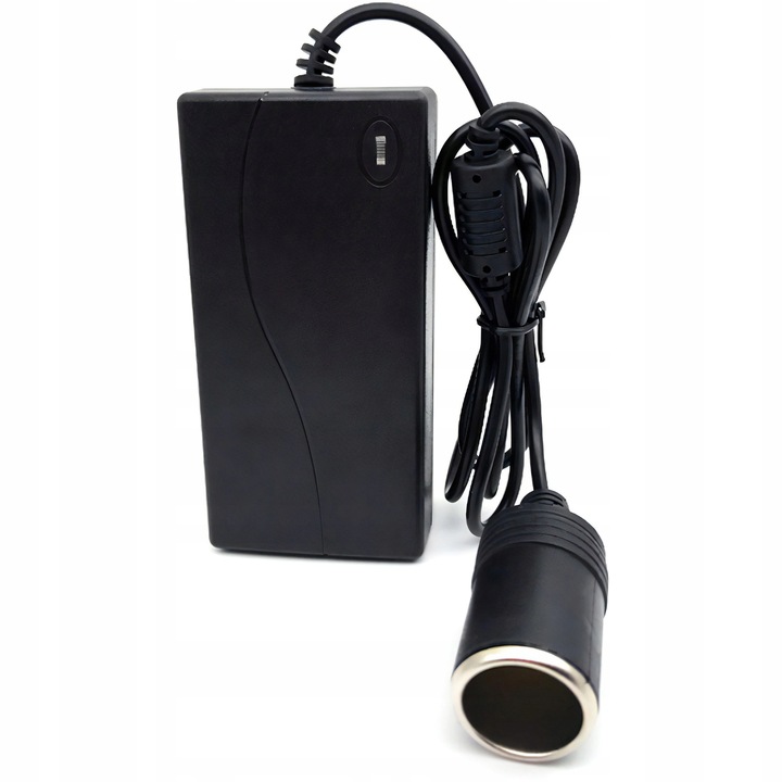 Zasilacz Przetwornica Reduktor Napięcia Gniazda Zapalniczki 230V AC 12V DC