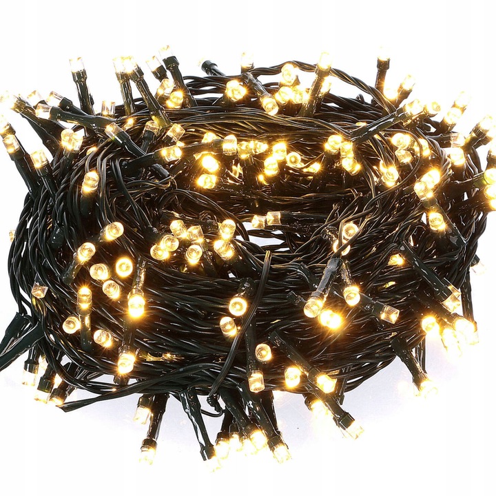 Lampki choinkowe NA BATERIE 140 LED 11m CIEPŁE oświetlenie świąteczne PRO