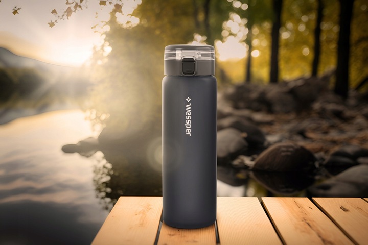 Butelka filtrująca Wessper ActiveMax Clarti 0,68l grafitowa + 1x Filtr