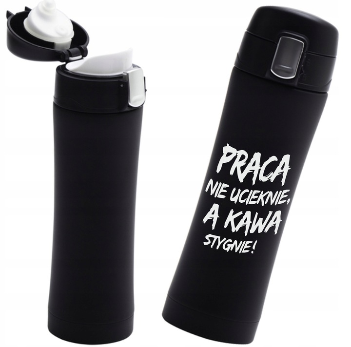 Kubek termiczny grawer termos z własnym projektem do kawy na prezent