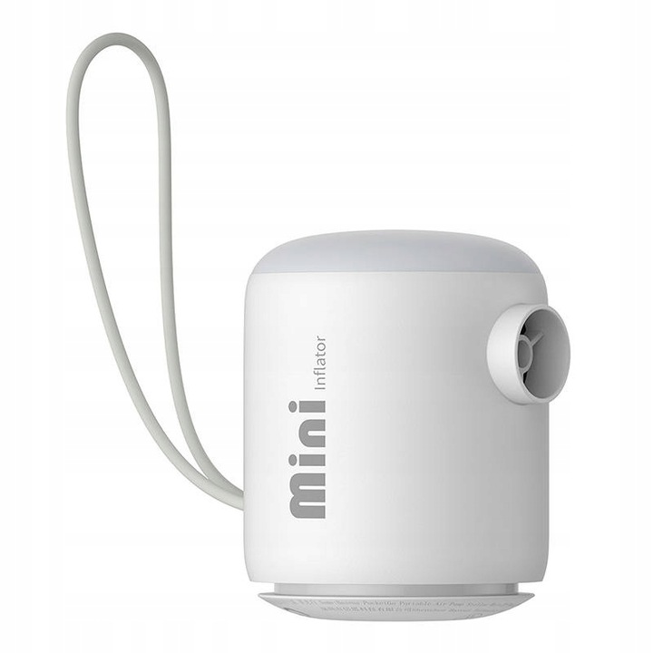 Baseus Mini Kompresor Przenośna Pompka Lampka LED USB-C 230L/min 3500kPA