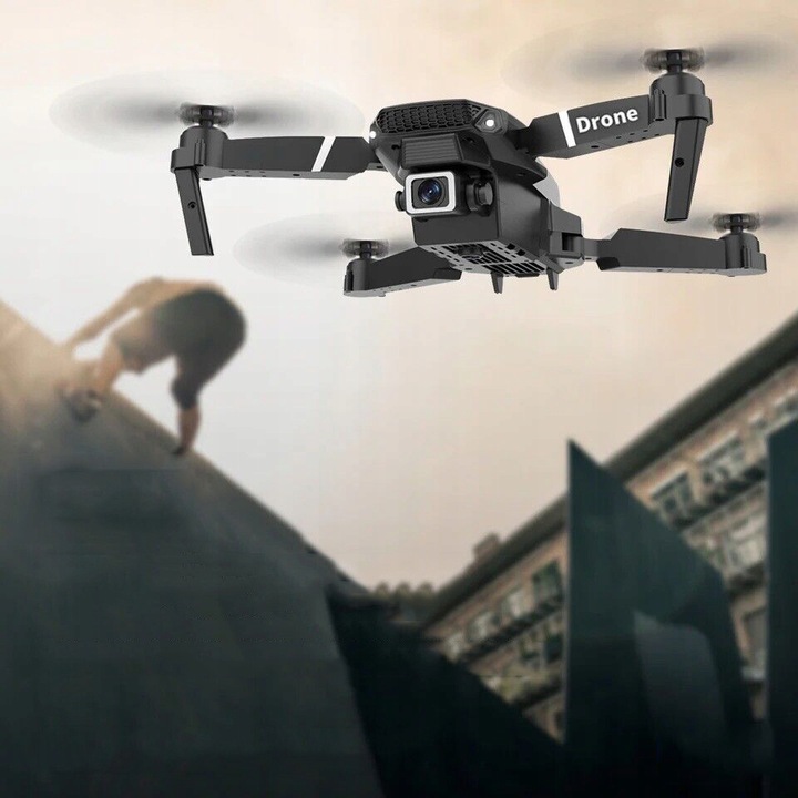 RC DRON Z KAMERĄ DRON 4K PODWÓJNY APARAT WIFI UTRZYMYWANIE WYSOKOŚCI 2.4GHZ