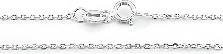 Srebrny łańcuszek 925 silny splot ankier 45cm na prezent chrzest komunia