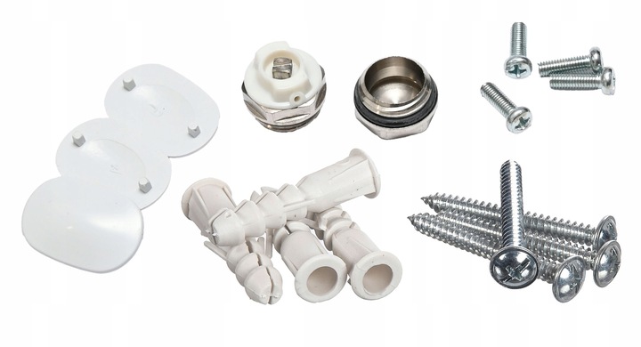 Zestaw montażowy/wieszaki do grzejnika łazienk. drabinkowego ELIPSA BIAŁE!