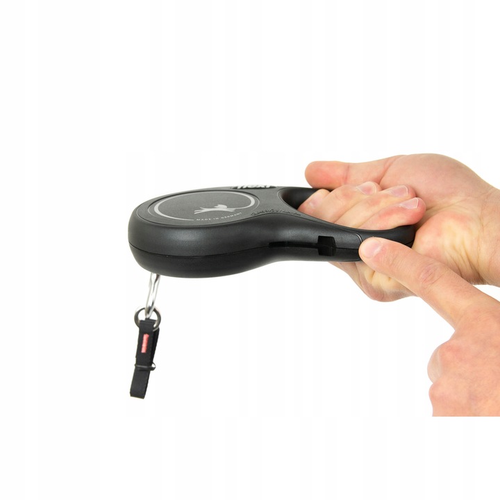 Smycz Automatyczna Dla Psa Flexi New Classic S Taśma 5m Czarna Do 15kg