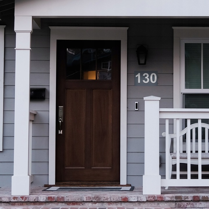 WYPUKŁY NUMER NA DOM | TABLICZKA ADRESOWA Z NUMEREM DOMU / MIESZKANIA