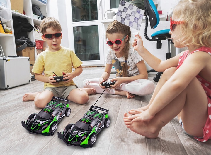 SAMOCHÓD WYŚCIGOWY AUTO ŁADOWARKA ZDALNIE STEROWANY WYSCIGÓWKA USB KASKADER