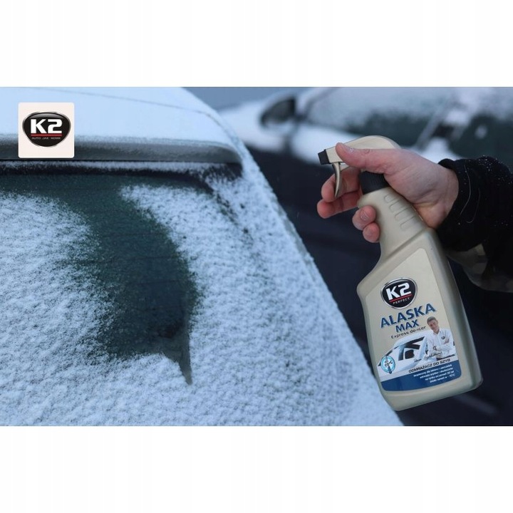 Zestaw K2 Alaska Max 700 ml Odmrażacz Do Szyb Murska 575 Vikan Szczotka