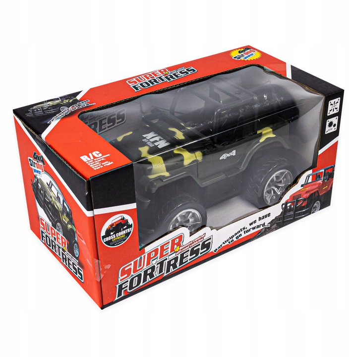 SAMOCHÓD JEEP ZDALNIE STEROWANY RC AUTO NA PILOT 2.4GHZ TERENOWY DLA DZIECI