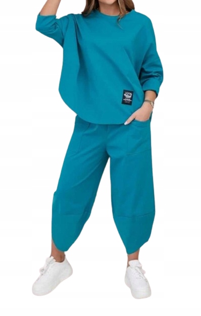 KOMPLET luźny biały