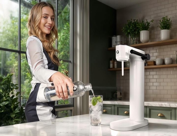 SATURATOR DO WODY GAZOWANEJ AQUAFLOOW BUTLA CO2 + 3X BUTELKA NA WODĘ PEPSI