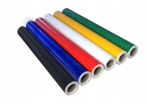 FOLIA SAMOPRZYLEPNA AUTO POMARAŃCZ POŁYSK 100 cm