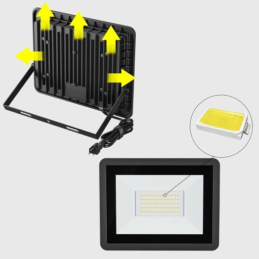 Halogen LED Naświetlacz Reflektor 50W IP65 Slim PREMIUM MOCNY SuperLED