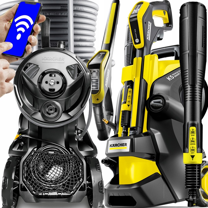 MOCNA MYJKA KARCHER K 5 PREMIUM SMART CONTROL BLACK FLEX NAJNOWSZY MODEL