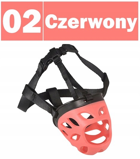 3 KOLORY Gumowy KAGANIEC dla Psa UNIEMOŻLIWIA JEDZENIE ŚMIECI Bezpieczny