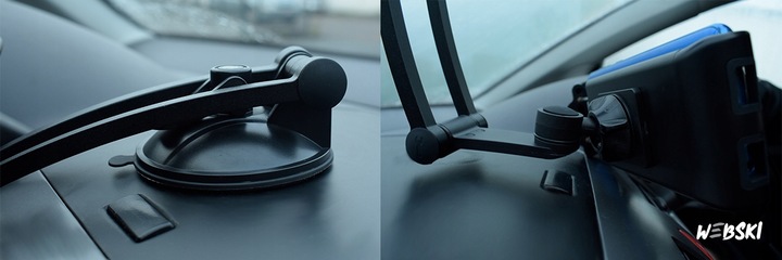UCHWYT NA TELEFON TABLET DO SAMOCHODU SZYBA KOKPIT