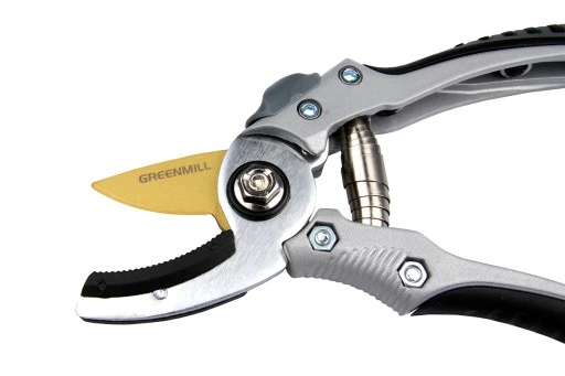 Sekator kowadełkowy do gałęzi tytanowe ostrze stal tytan Greenmill UP0062T