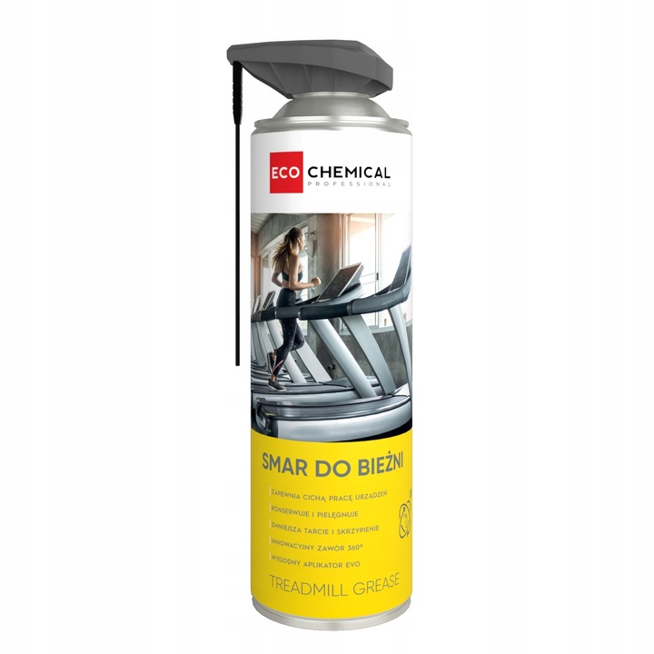 Smar Silikonowy do Bieżni Urządzeń Treningowych Bezbarwny z Aplikatorem