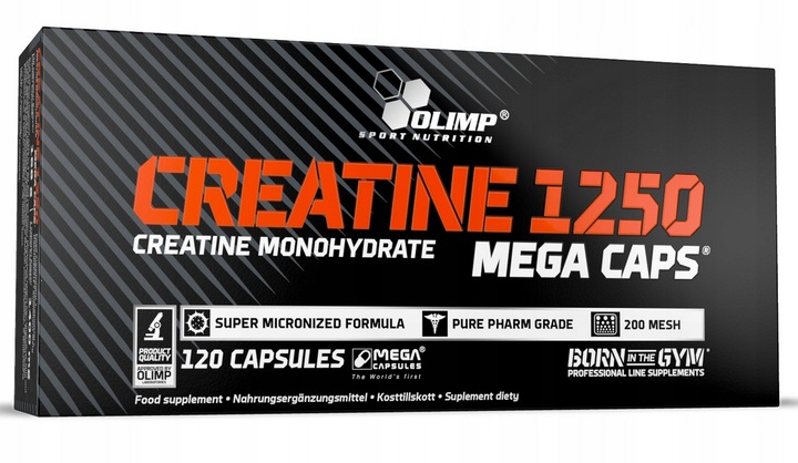 OLIMP CREATINE MEGA CAPS 2x120kaps KREATYNA MONOHYDRAT MONO
