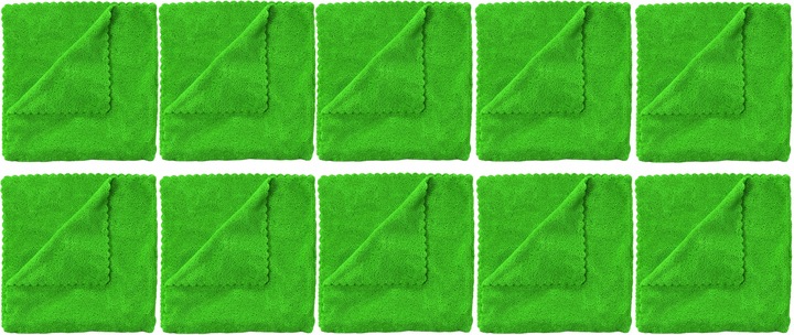 ADBL Neon Zestaw 10 Mikrofibr Do Samochodu Auta Bez Obszycia 40x40 cm