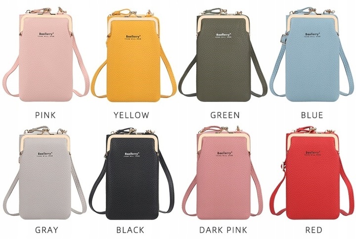 Torebka Portfel Kopertówka Etui Na Ramię Telefon