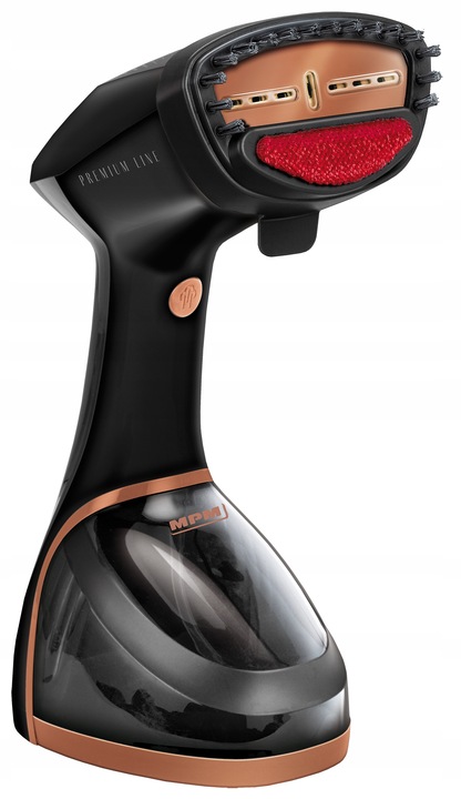 Parownica do ubrań żelazko parowe duża moc 2000W czarna MPM MZP-03