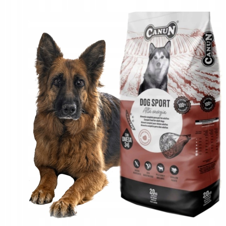 Canun dog menu sucha karma pełnoporcjowa dla psów sportowych WOŁOWINA 20kg