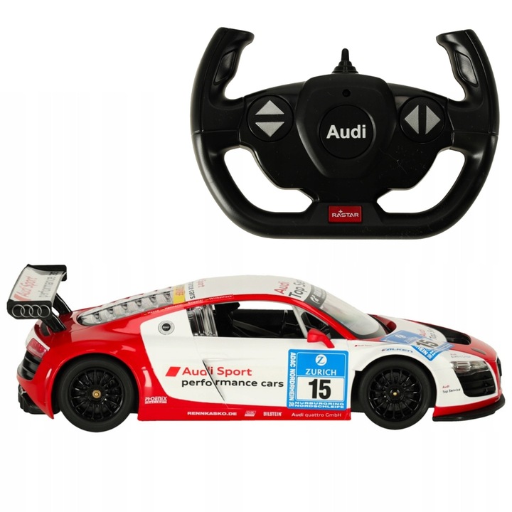 AUTO ZDALNIE STEROWANE AUDI R8 LMS PERFORMANCE WYŚCIGOWY 1:14 NA PILOTA R/C