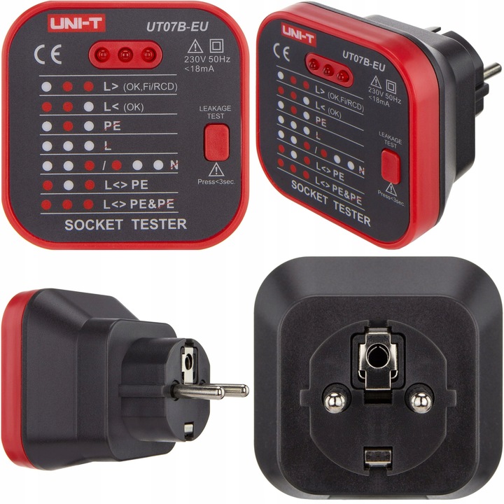 Wskaźnik sieci 230 V AC Uni-T UT07B-EU