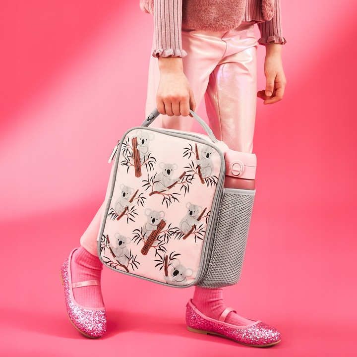 BIDON RÓŻOWY DZIECIĘCY MŁODZIEŻOWY SZKOŁA PRZEDSZKOLE MIŚ KOALA ION8 0,5 L