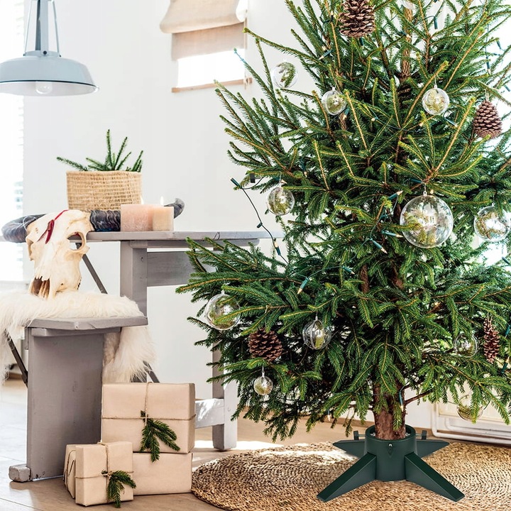 Stojak choinkowy z pojemnikiem na wodę 1l podstawka pod drzewko choinkę