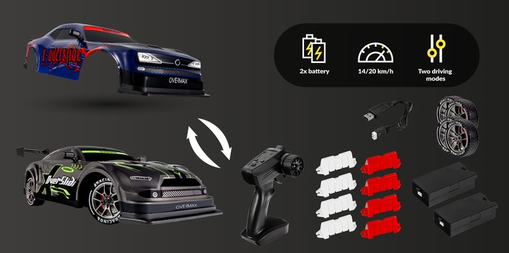 Samochód Auto RC DRIFT DRIFTING do DRIFTU ZDALNIE STEROWANY 1:16 20km/h LED